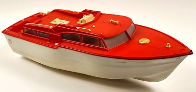Republic Tool & Die Plastic Toy Boat - 1960's PHILLIPS 66/PIER 66 Power Yacht