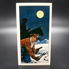 1964 B.T. Limited The West #25 Cattle Rustlers Cowboy Tea Trade Card