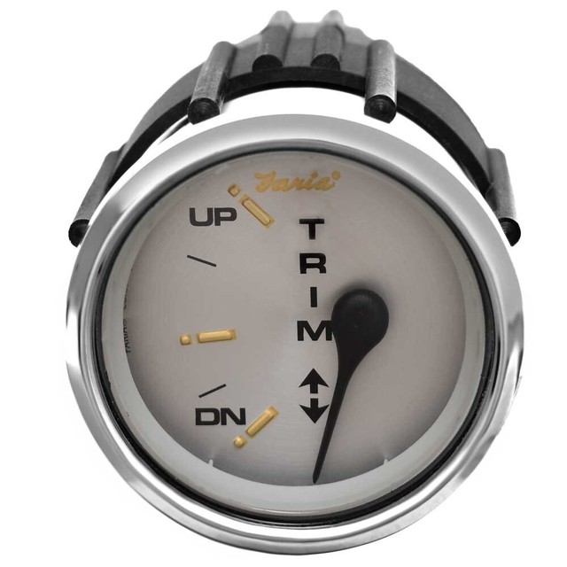 Faria Boat Trim Gauge GP8066A | Kronos Silver 2 Inch Honda for sale