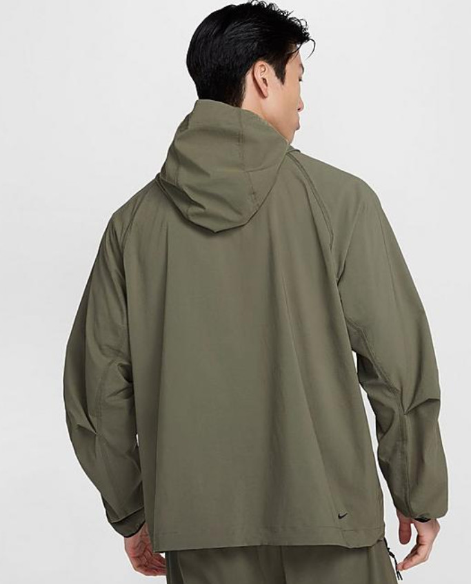 Nike Tech Woven Windrunner Jacket Lightweight Olive Men's Size Small S RRP £110 image 3