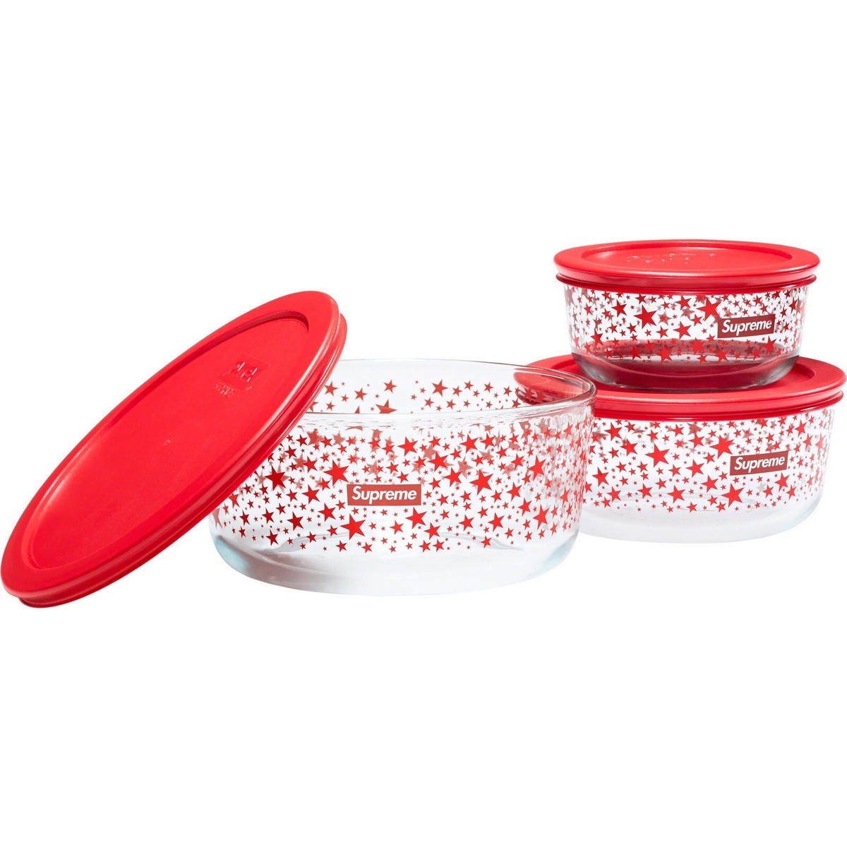 シュプリーム x パイレックス★3個セット★Pyrex Bowls SUPREME x PYREX BOWLS (SET OF 3) FACTORY SEALED REPUTABLE