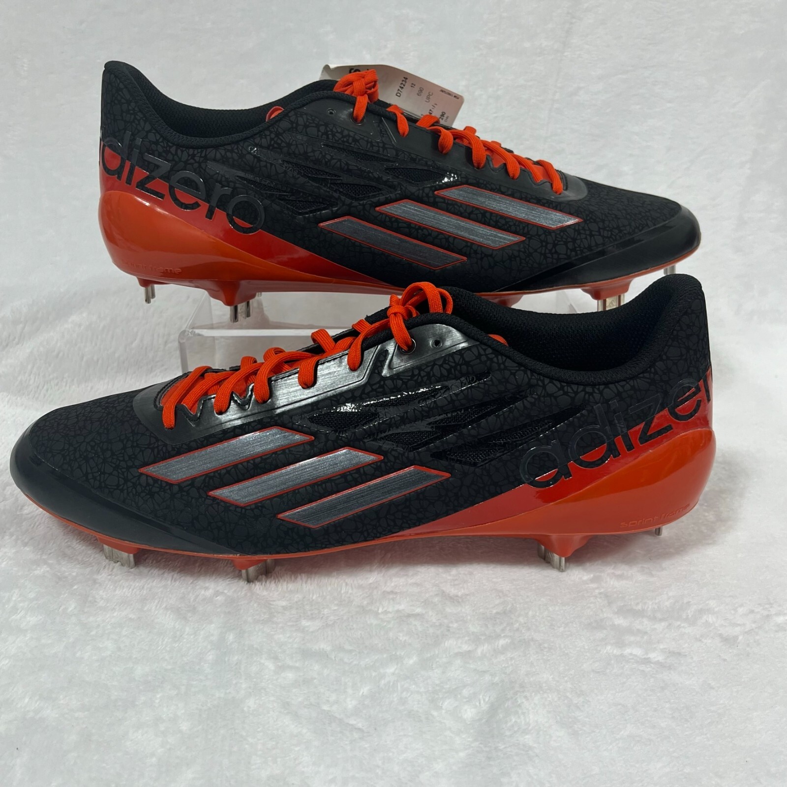 Adidas Sneakers Men's 12.5 Black Adizero Afterburner Low Baseball Cleats D74234