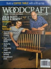 Woodcraft Magazine Oct Nov 2017 Joe  Scott Build A Bench FREE SHIPPING sb