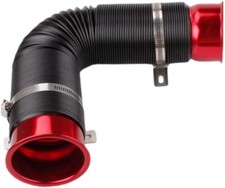 3" Turbine Intake Pipe - 76MM Universal Cold Air Intake Filter Black