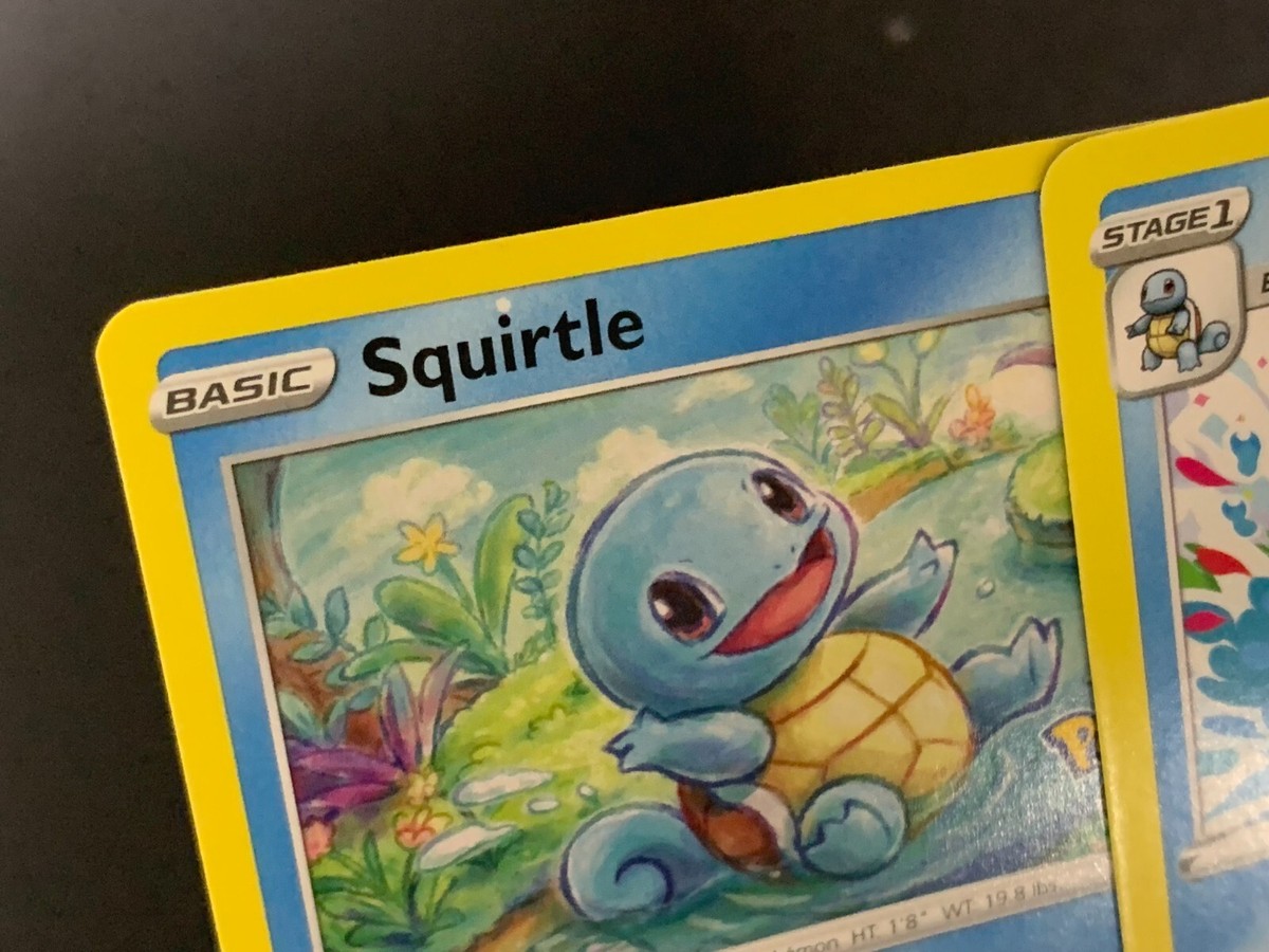 Squirtle 015/078 + Wartortle 016/078 Pokemon GO Pokemon Card Non
