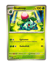 Pokemon Karte: Bisaknosp 002/165 Pokemon 151 MEW Deutsch NM