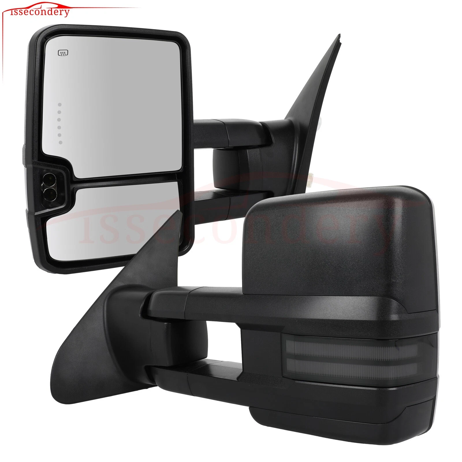Pair Tow Mirrors For 2007-2021 Toyota Tundra Power Heated Running Light Signals
Opens in a new windo