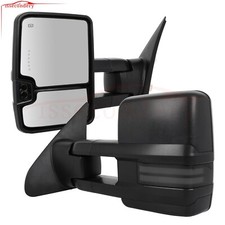 Pair Tow Mirrors For 2007-2021 Toyota Tundra Power Heated Running Light Signals
