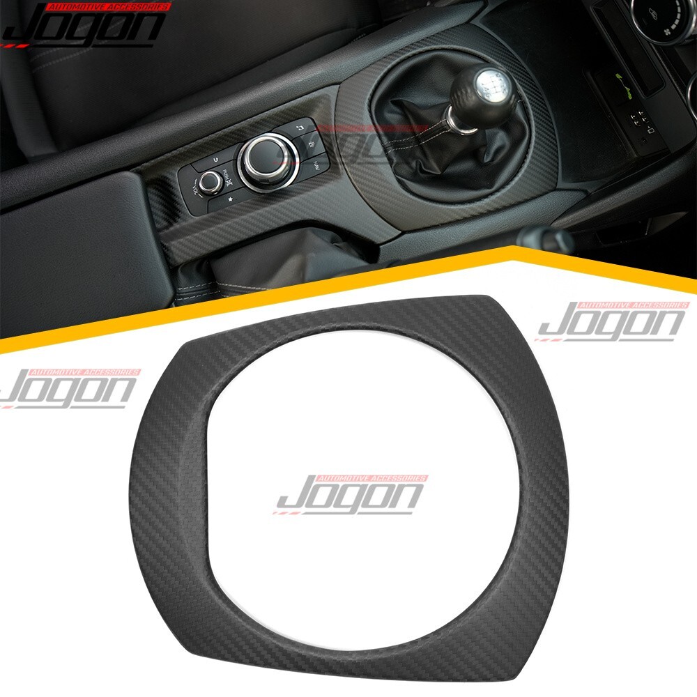 Matte Carbon Gear Panel Trim for Mazda MX-5 Miata ND MX5 GT GSP 2016+ Models