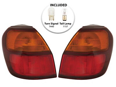 For 2000 2001 2002 2003 2004 Subaru Outback Wagon Tail Lamp on Body Pair LH + RH