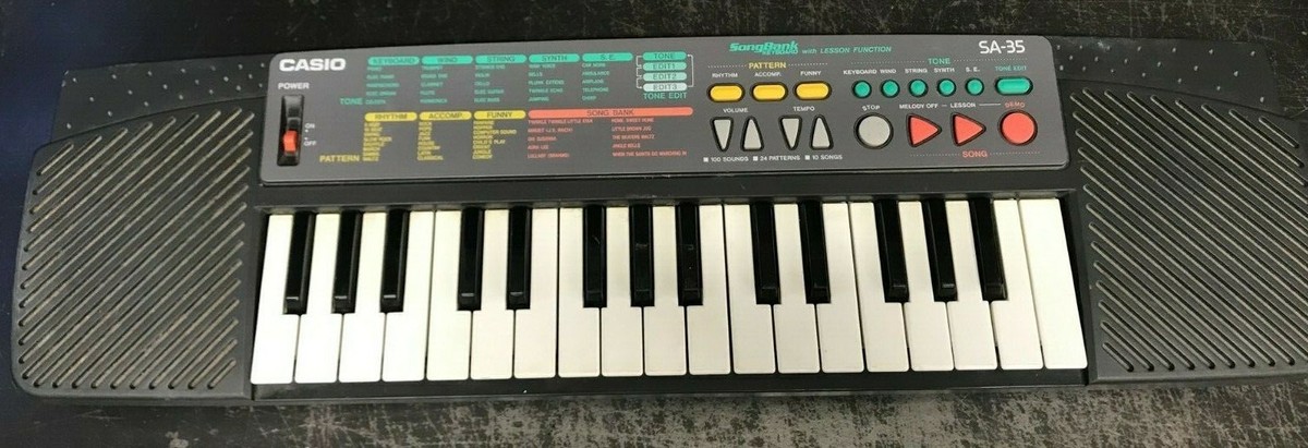 Casio SA-35 Keyboard キーボード カシオ ジャンク -GrunSound-m022- Casio SA-35 Keyboard キーボード カシオ ジャンク -GrunSound-m022-