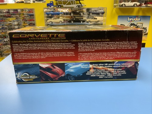 AMERICAN MUSCLE ERTL 1953 CORVETTE EXCLUSIVE LIMITED EDITION BRUSHED GOLD NEW - Picture 8 of 10