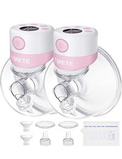 Breast Pump, Double Wearable Breast Pump, Electric Hands-Free Breast Pumps with