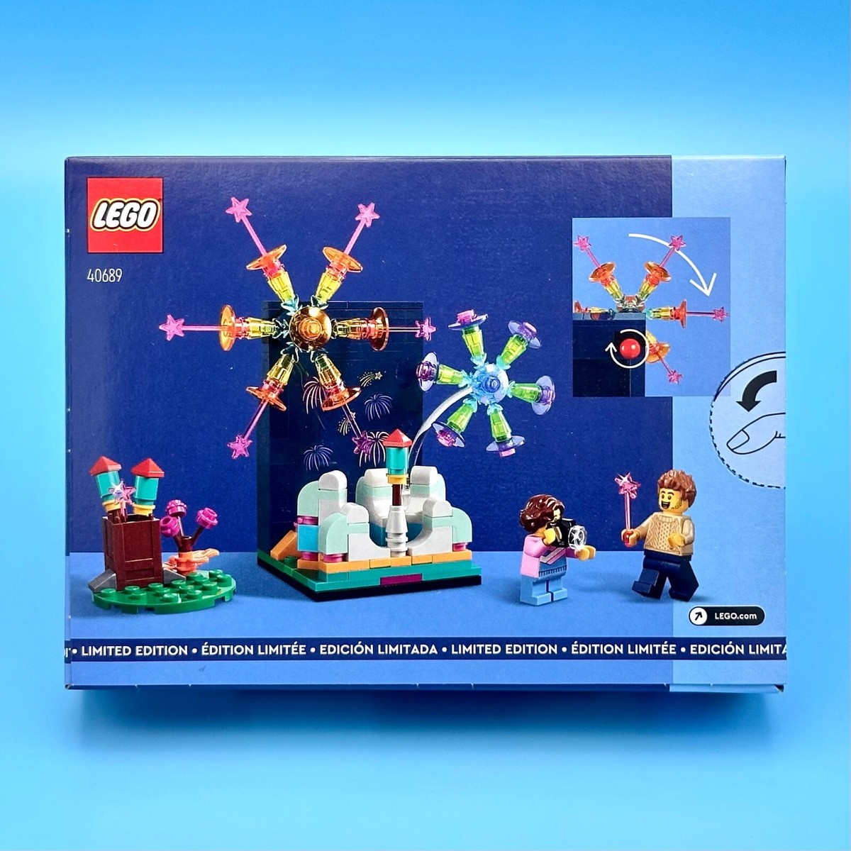 LEGO Firework Celebrations GWP (40689) 2 Minifigures 4th of July