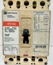 INTERRUTTORE AUTOMATICO CUTLER HAMMER HFD 65K HFD3150V 3 POLI 150 AMPERES 600VAC