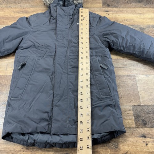 The North Face Arctic Swirl Parka Coat DryVent 600 Down Fur Gray Size XS SPOT - Picture 14 of 15