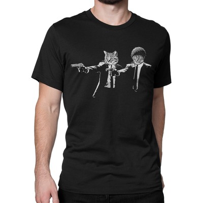 pulp fiction cat shirt
