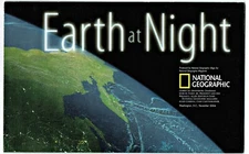 2004-11 EARTH AT NIGHT & WORLD MAP National Geographic WORLD ENERGY USAGE  (267)