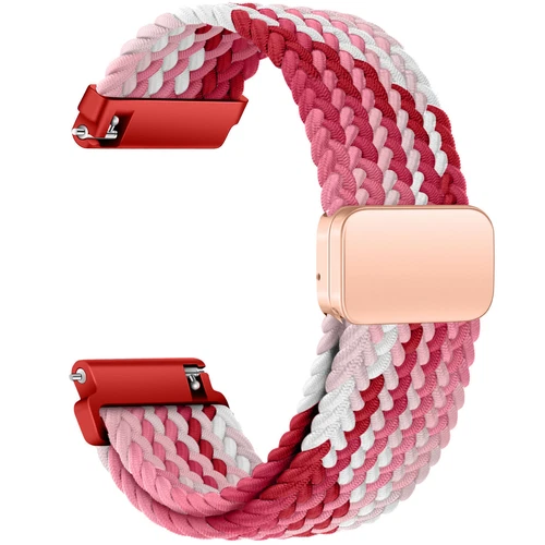 Correa de reloj de pulsera magnética de nailon trenzado de 18 mm 20 mm 22 mm correa de liberación rápida - Imagen 62 de 169