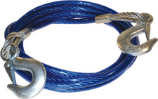 4M Steel Tow Rope 5000kg 5T 5 Tons Heavy Duty Recovery Towing Road Emergency