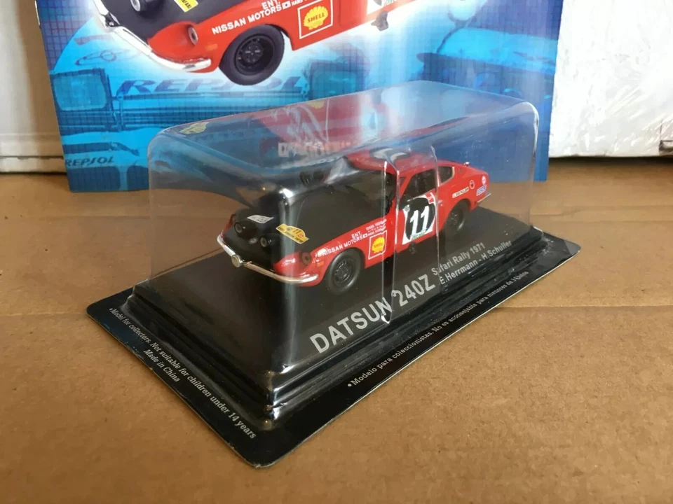 DATSUN 240 Z 240Z SAFARI RALLY 1971 HERRMANN SCHULLER ALTAYA IXO DE AGOSTINI - Immagine 2 di 4