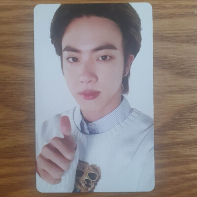 Jin Official Double Sided Photocard BTS Deco Kit Genuine Kpop | eBay