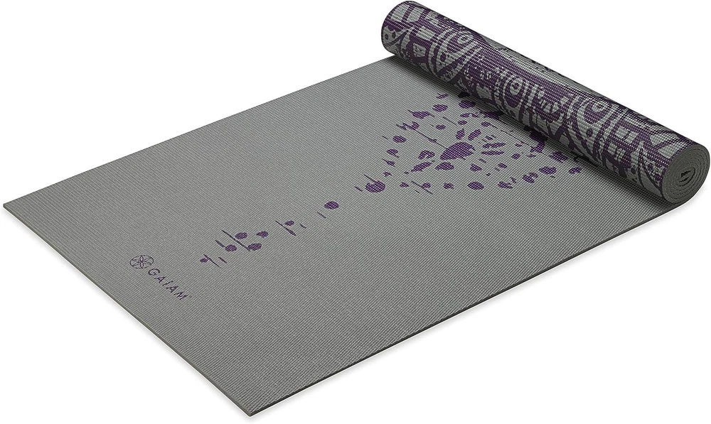 Premium 6mm Thick Non-Slip Reversible Yoga Mat for Fitness & Exercise