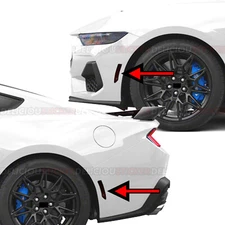 For 24-25 Mustang S650 SMOKE Side Marker Front Rear Tint Decal Overlay Vinyl