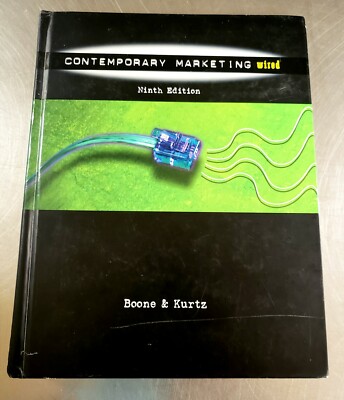 Contemporary Marketing Wired Ninth Edition By Boone & Kurtz