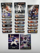 Houston Astros 2024 Topps EXCLUSIVE 17 Card Team Set w/ Bonus Inserts! ☄️