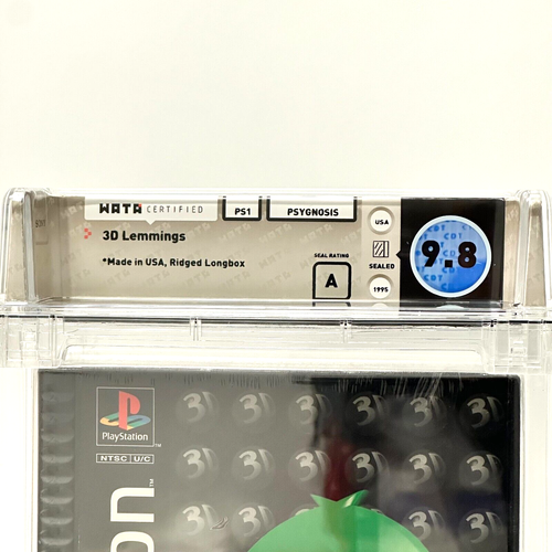3D Lemmings PS1 Brand New Factory Sealed WATA 9.8/A Grade Not VGA CGC - Picture 4 of 4
