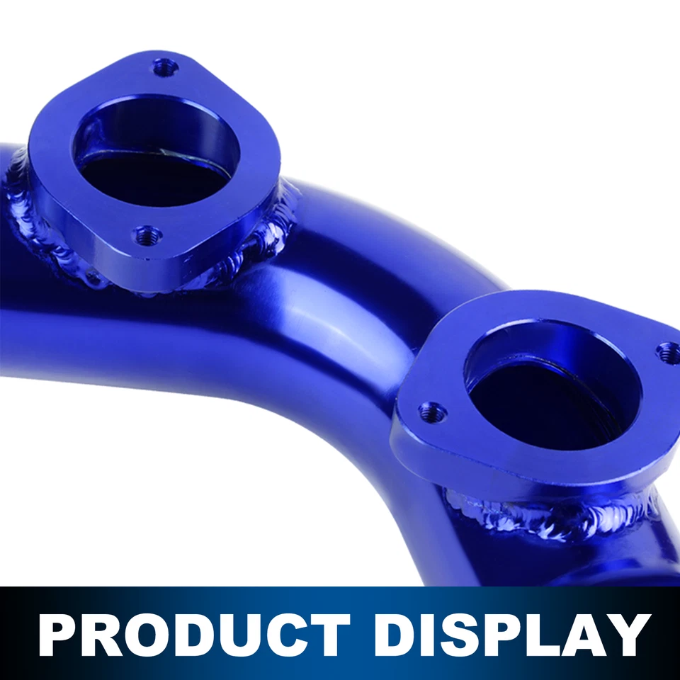 BLUE TYPE-S/RS/RZ 2.5" 70 DEGREE TURBO BLOW OFF VALVE DUAL FLANGE PIPE ADAPTOR - Image 4 of 4