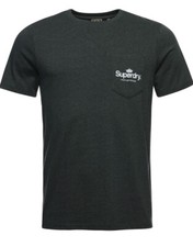 Image of Superdry Men's Classic T-Shirt, Khaki Uk Size L