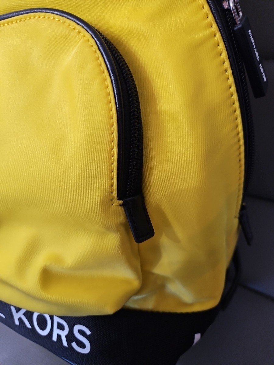 Michael Kors Sport Lg Backpack Yellow Michael Kors Sport LG Backpack Bright Yellow | eBay UK main image 3