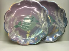 LOT OF 2 PAPER PLATES PACK OF 8 COUNT EACH ~ 9 Inch~ NIP TALKING TABLES TFWHAL