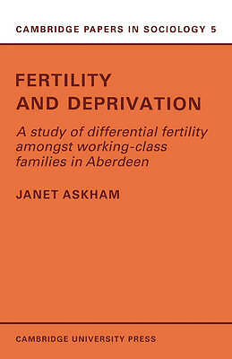 Fertility and Deprivation Askham Paperback Cambridge University Press