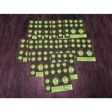 15 Vintage 1972 Mr. Yuk Sticker sheets Seattle Poison Center Children's Hospital