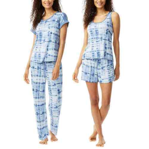 Lucky Brand Women's 4-Piece Pajama Set – Super Soft Knit Lounge Set With Tee, Tank, Short & Pant