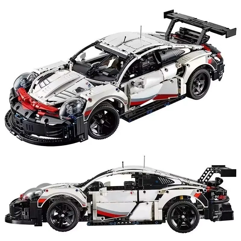 Porsche 911 RSR Technic avec moteur 6 cylindres à pistons mobiles kit 42096