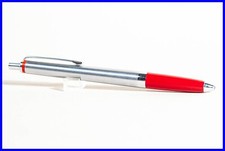 rOtring Stylo à Bille En Beau Forme Inox & Rouge / 1970's Balle Point Pen