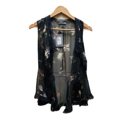 NWT ALEXANDER MCQUEEN ASYMMETRICAL Vest Top Corset Size 38 Made In Italy