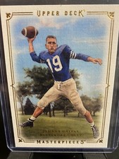 2008 Upper Deck Masterpieces Johnny Unitas #MPP10