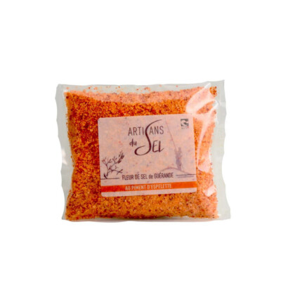 Meersalz - Fleur de Sel mit Piment D'Espelette- Bretagne (Frankreich) - 100 g