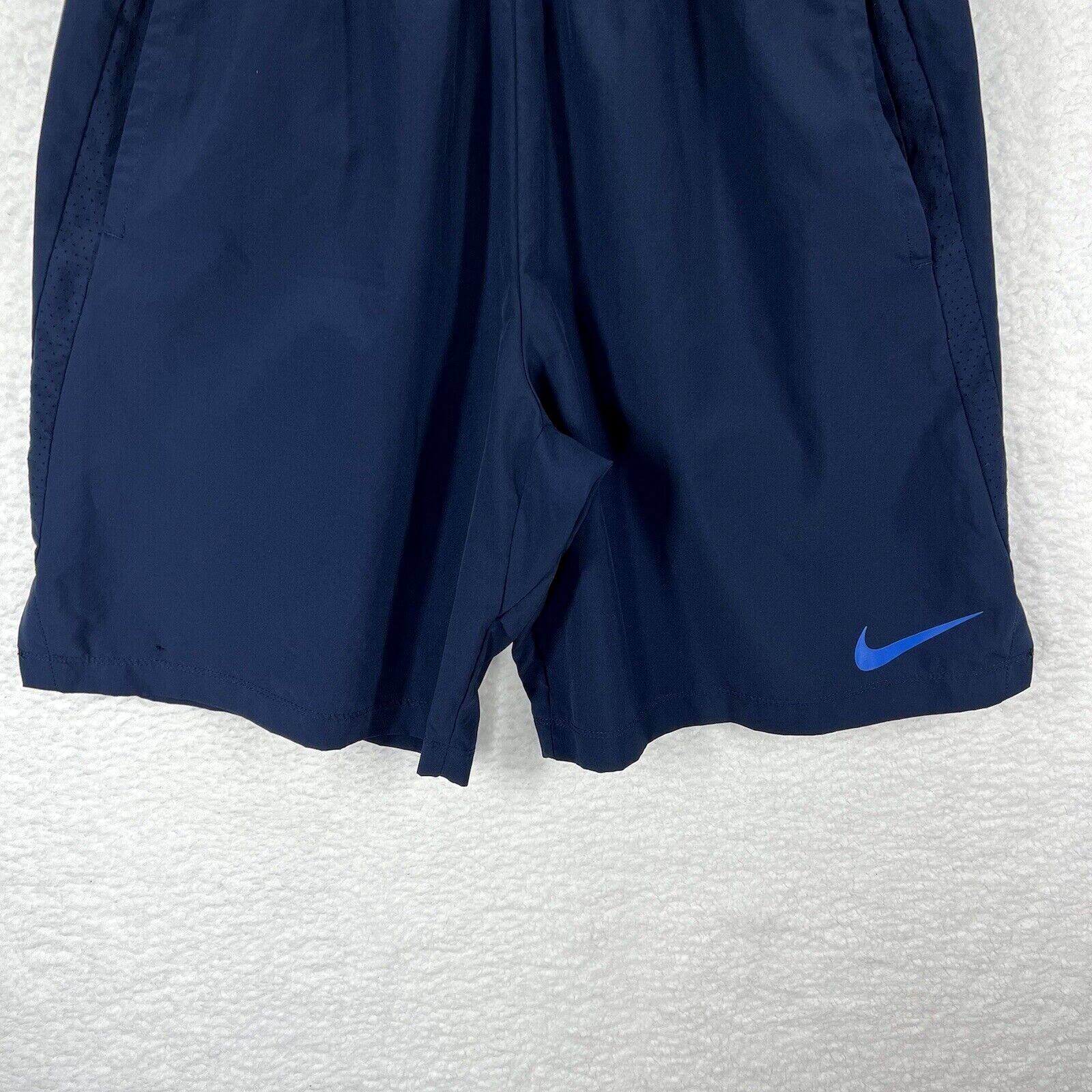 Nike Training Shorts Blue Dri Fit Men's Medium Fly 2.… Gem