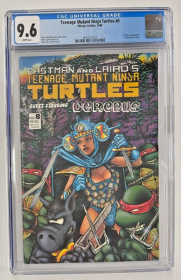 Teenage Mutant Ninja Turtles #8 (1986) CGC 9.6!! Wraparound Cover