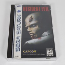 Resident Evil (Sega Saturn 1997) CIB Complete w Manual, Reg Card, Excellent Disc