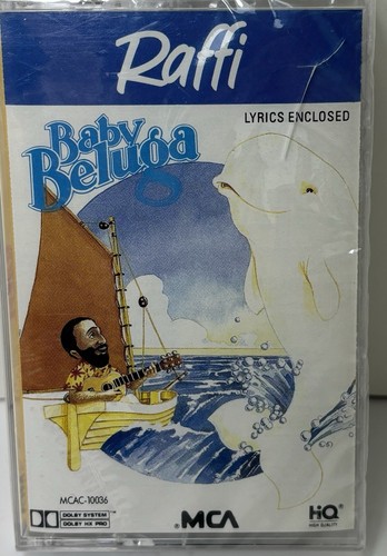 SEALED- Raffi Baby Beluga Songs for Children 1980 Cassette Tape - Picture 3 of 4
