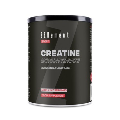 Kreatin Monohydrat reines Pulver, 500g (5 Monate 147 Portionen (1er Pack) 