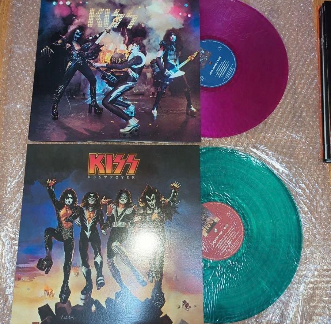 KISS THE ORIGINALS 1974-1979 Color Vinyl Black Box Set Japan Ltd