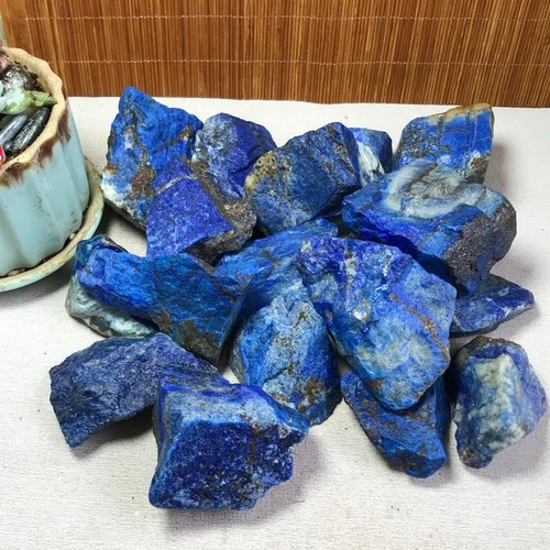 2000g Rare Natural Lapis lazuli gemstone rough Crystal original specimens
